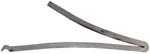 Mainspring, left, tempered steel, tempered